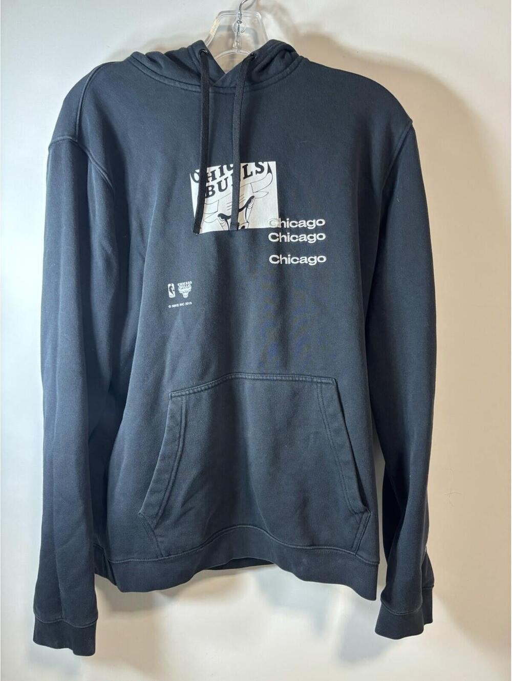 Chicago Bulls NBA x Nike Hoodie Sweatshirt Mens Medium 2019